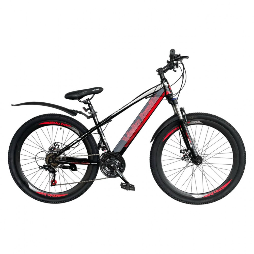 Велосипед ''Velobaik'' 26'' усиленная рама (Красный)