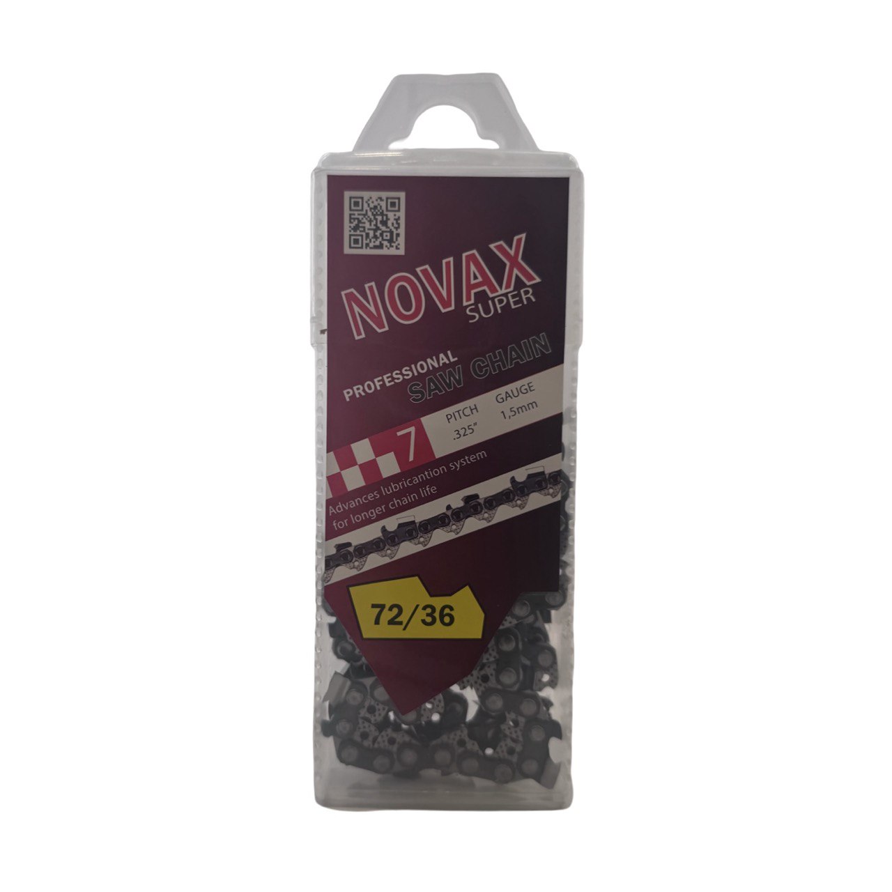 Цепь / Ланцюг   36(72) зуб 325(1,5) NOVAХ