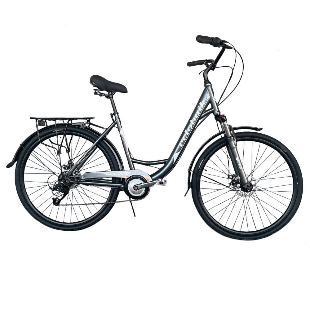 Велосипед "   Velo baik"    28"    (Жіноча рама) Сірий