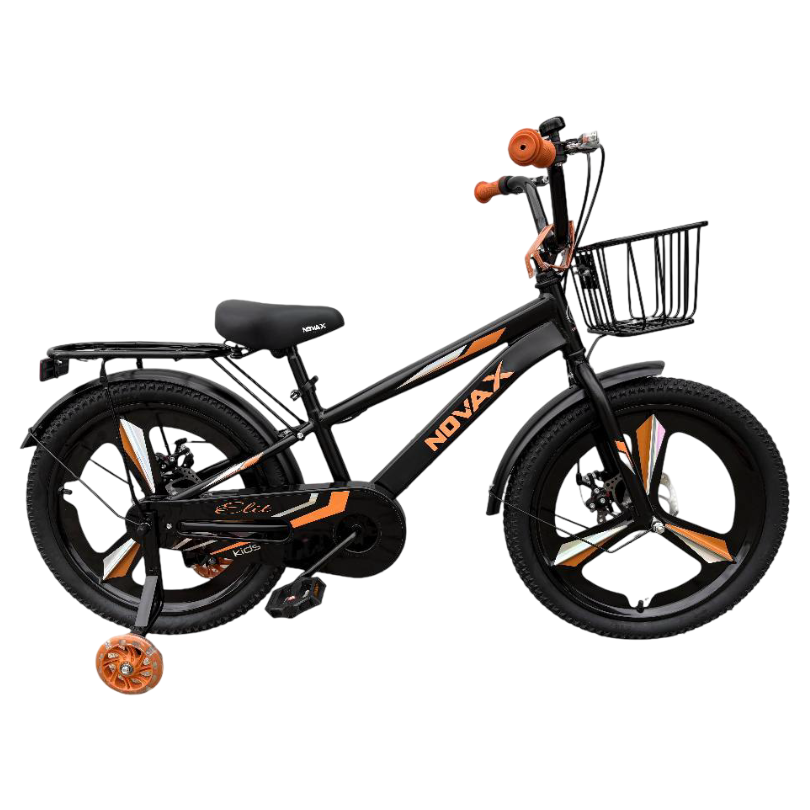 Велосипед 20" Aluminium Титан 2 Диска + Кошик чорний (85% збірка)